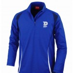 D & D Spiro Unisex Zip Neck Trial Training Top